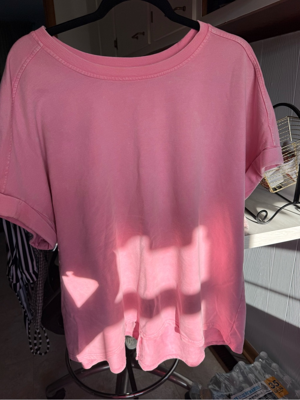 Jane and Delancey Pink Short-Sleeve Relaxed Tee